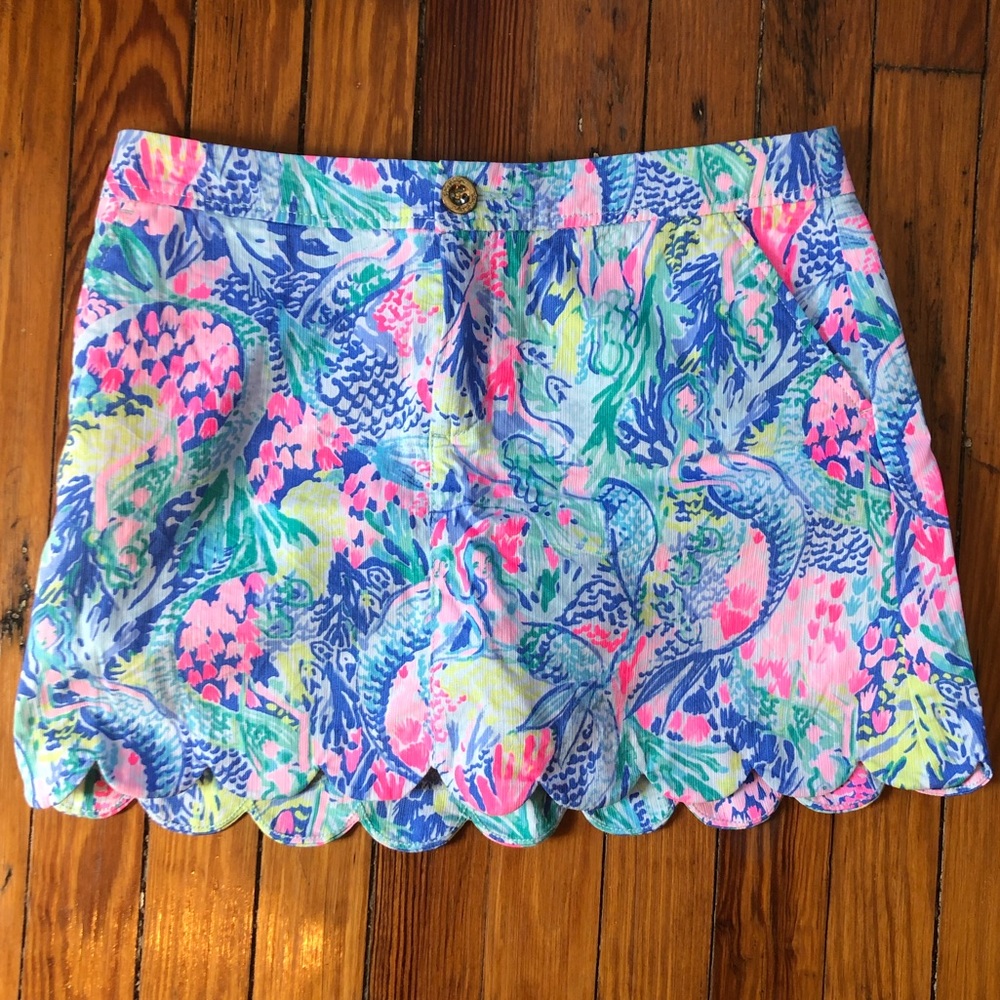 Lilly Pulitzer Mermaid Cove Skort size 4